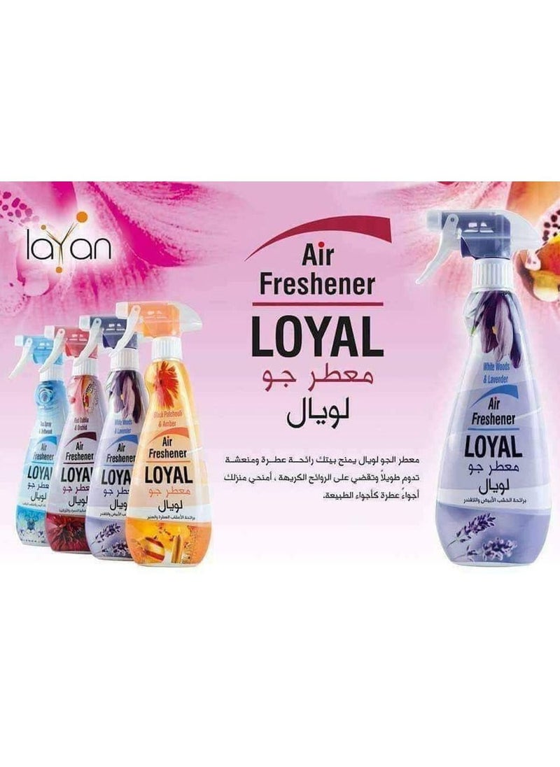 loyal - Loyal Black Patchouli & Amber Fragrance Air Freshener For Home, Office, Inside Car, 450ml - Image 1
