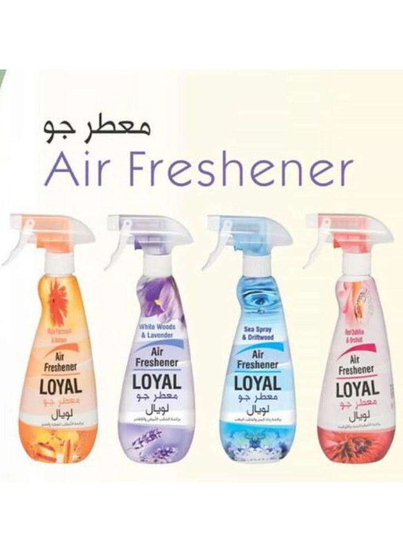 loyal - Loyal Black Patchouli & Amber Fragrance Air Freshener For Home, Office, Inside Car, 450ml - Image 1