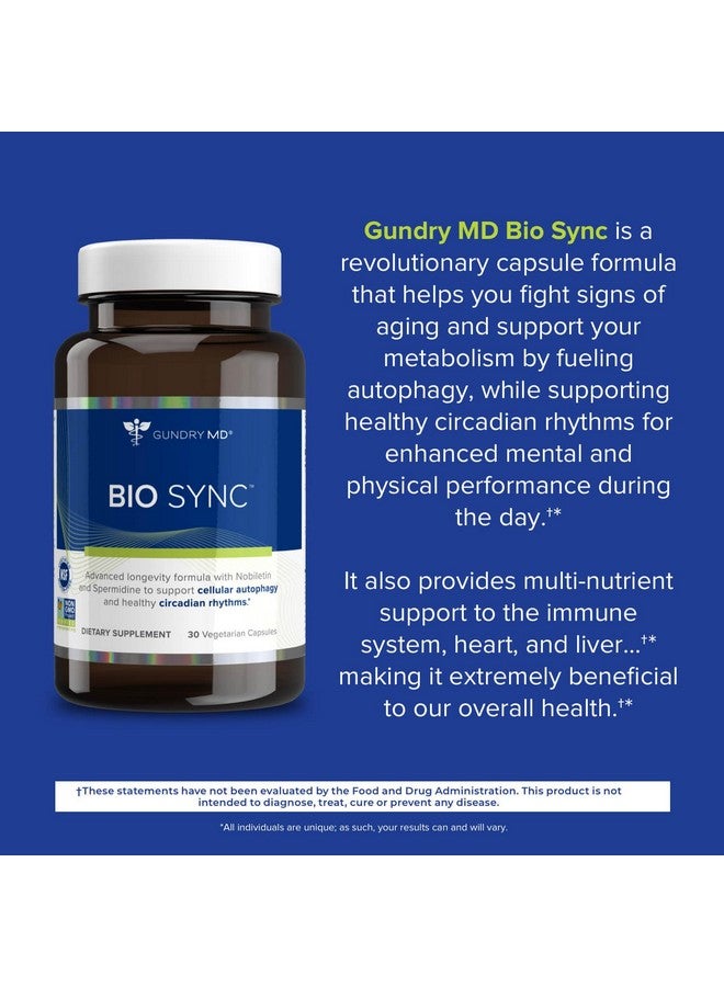 Gundry MD® Bio Sync Supplement for Daytime Energy, Supports Focus and Memory†* - (30 Servings) - Image 3