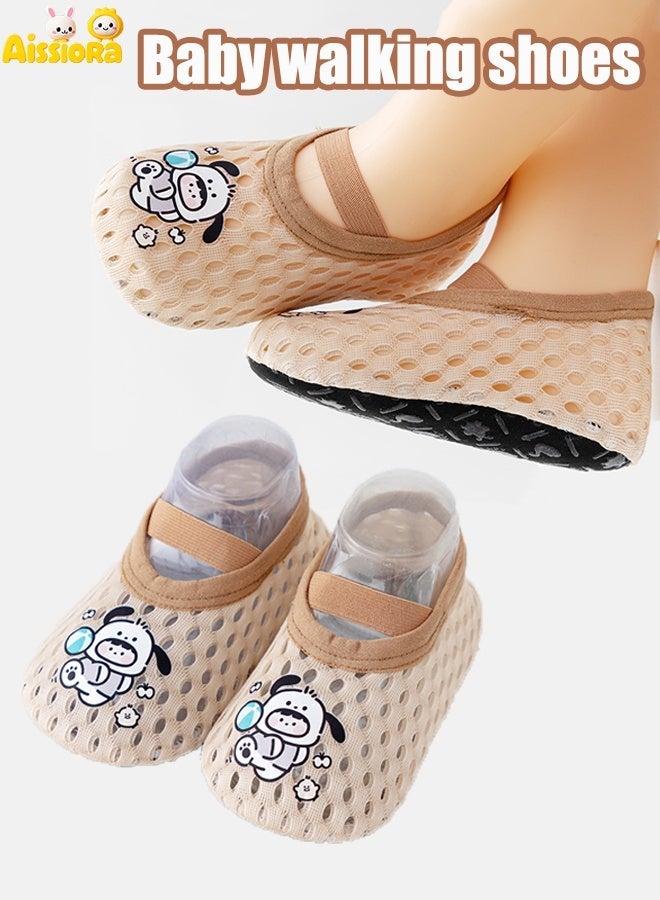 Aissiora Size S Baby floor shoes Baby walking shoes Baby floor socks Non-slip soft-soled shoes Baby mesh shoes Cartoon children's shoes - Image 1