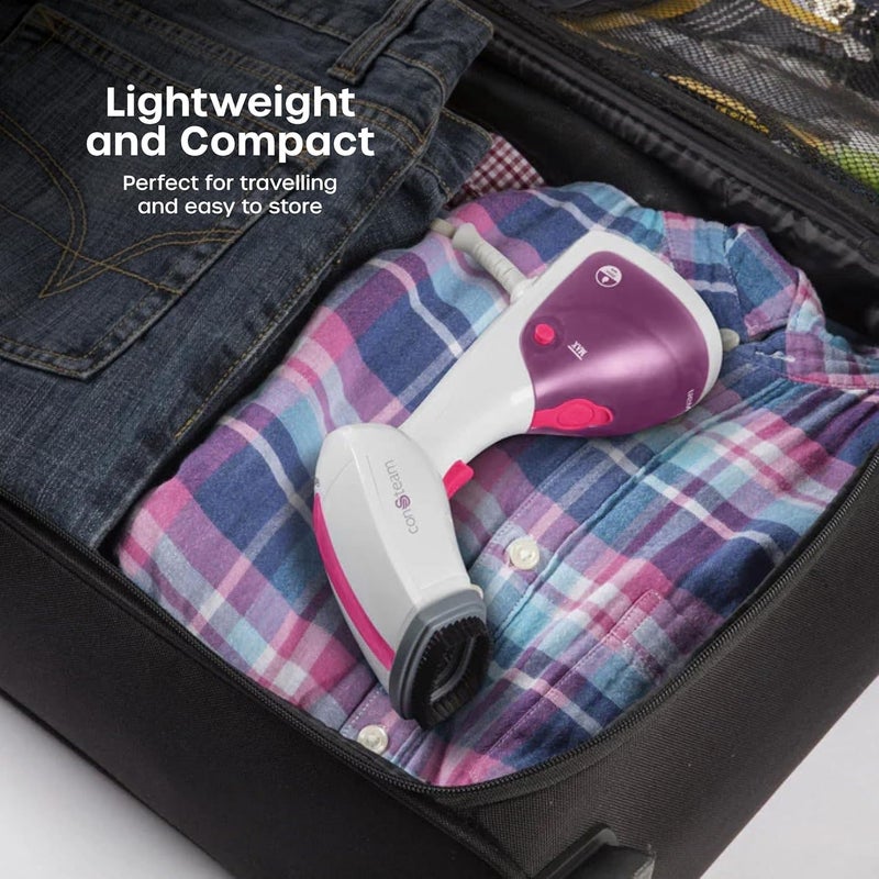 Handheld garment steamer, lightweight and compact, 1500W, iron - Image 4