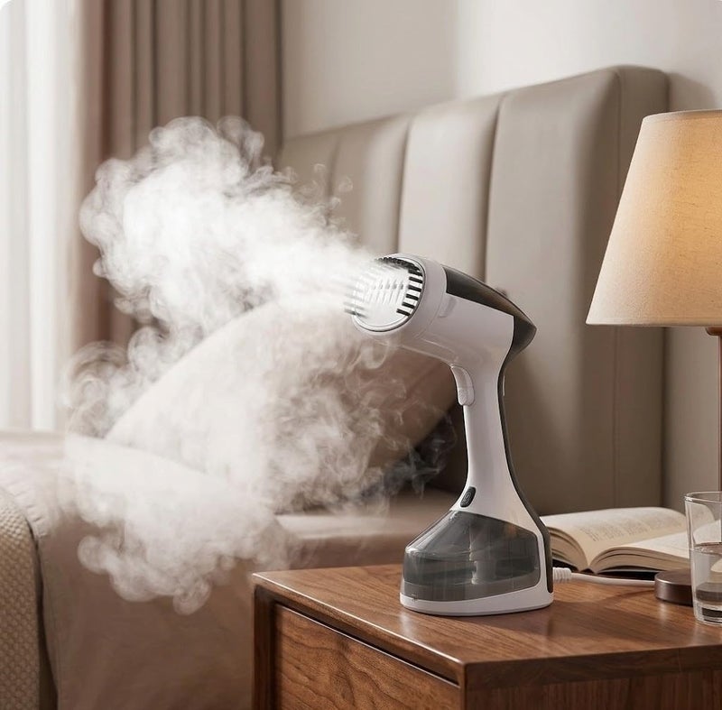 Handheld garment steamer, lightweight and compact, 1500W, iron - Image 1
