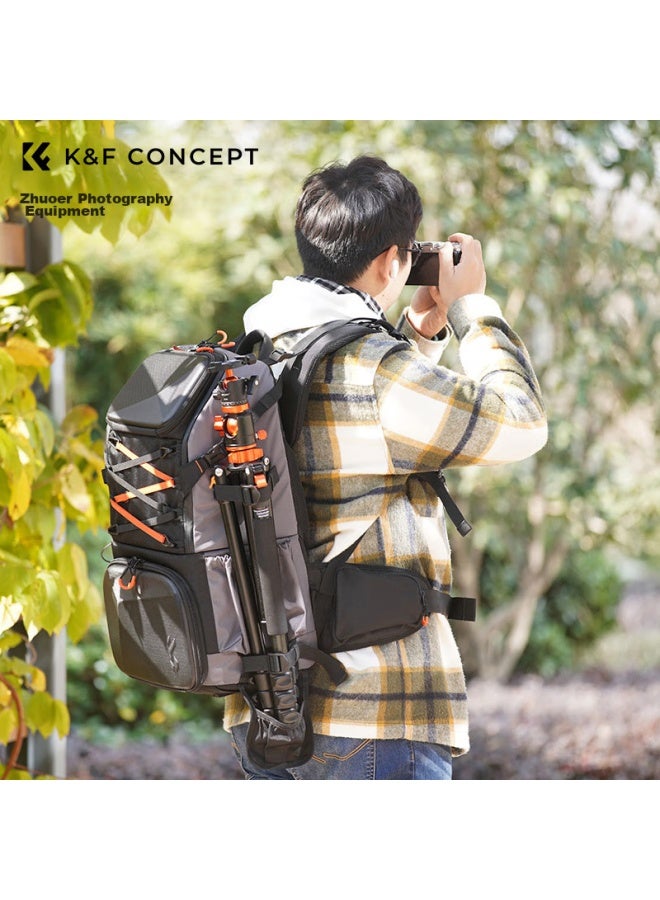 K&F CONCEPT Zhuoer Outdoor Large Capacity Camera Backpack, Travel Bag, Hiking Backpack, Trekking Bag, Photography Equipment Backpack, Mother-daughter Bag, 32l - Image 5