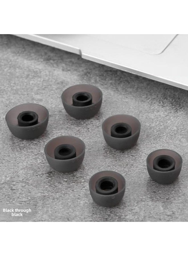 Earplugs Silicone Cap Bluetooth Headset Silicone Protective Case Two-color Earcap Earmuffs Earmuffs Silicone Head Accessories-Color:Double Hardness/Double Color-Model:M/medium - Image 4