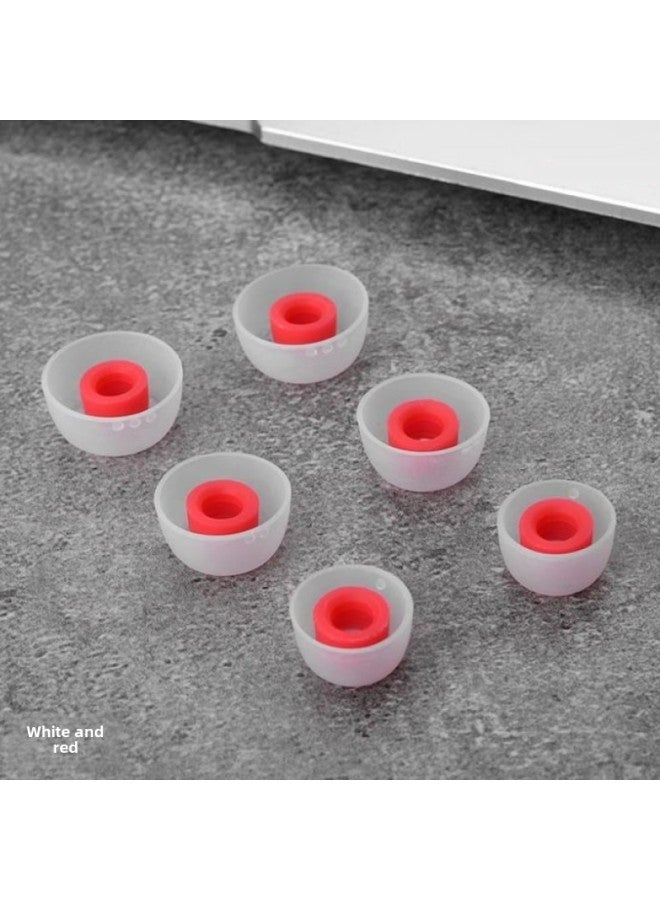 Earplugs Silicone Cap Bluetooth Headset Silicone Protective Case Two-color Earcap Earmuffs Earmuffs Silicone Head Accessories-Color:Double Hardness/Double Color-Model:M/medium - Image 5