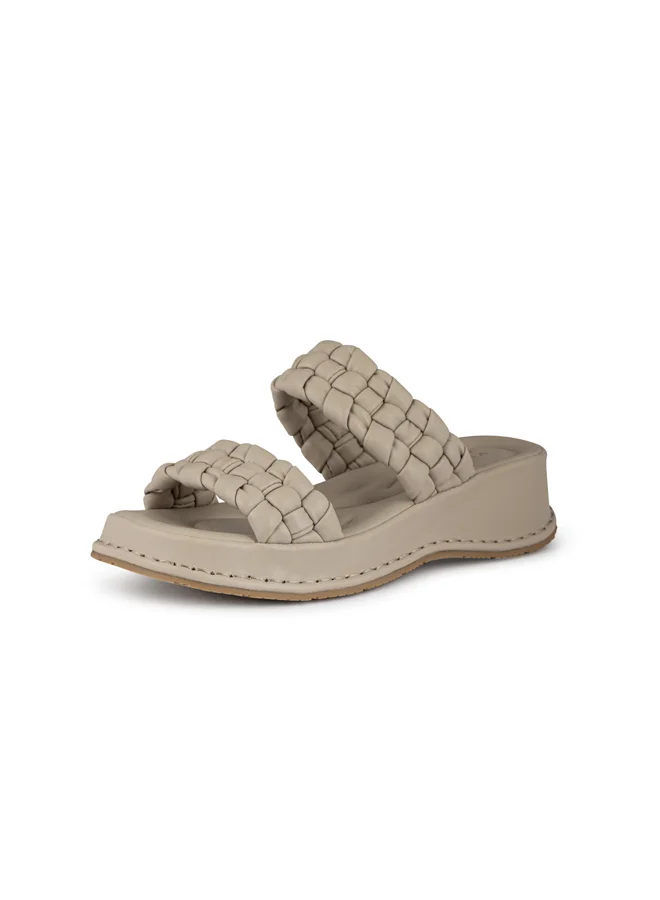 Vincci Grey Women Multi Strap Wedge Sandals for Women | Best Price UAE