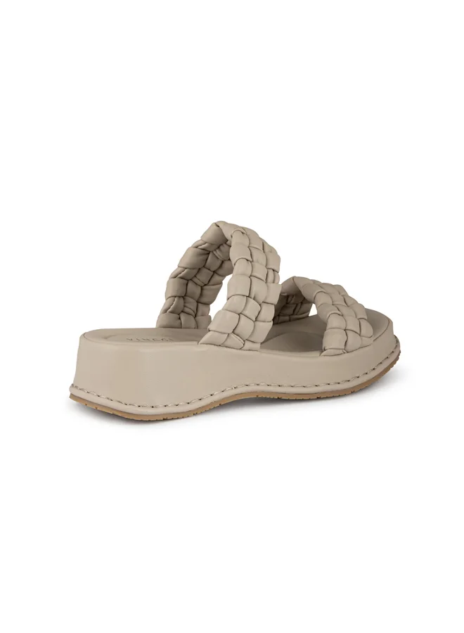 Vincci Grey Women Multi Strap Wedge Sandals for Women | Best Price UAE