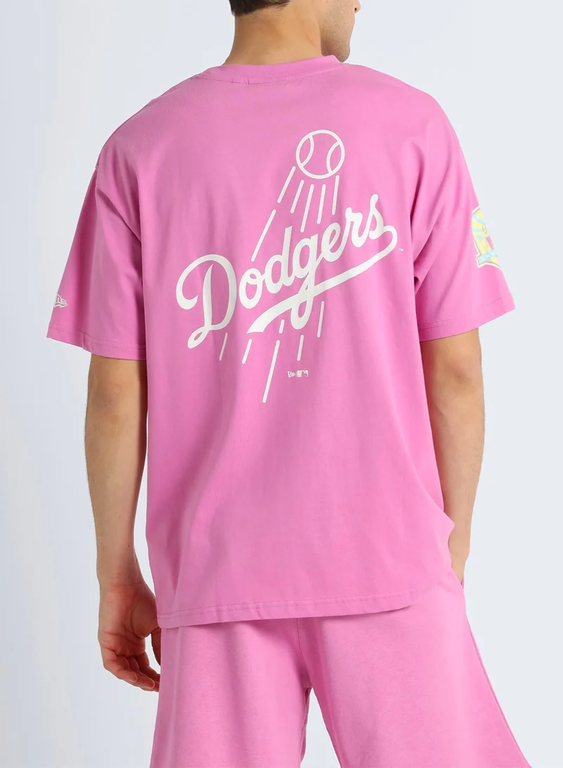 NEW ERA Los Angeles Dodgers Pastel Oversized T-Shirt