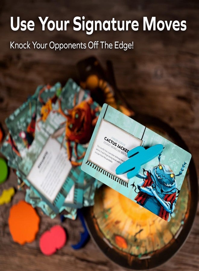 BOARD GAME TABLES.COM لعبة لوحية كابوتو سومو من أول بلاي | لعبة استراتيجية مصارعة الخنافس مناسبة لجميع أفراد العائلة | من 2 إلى 4 لاعبين، جولات سريعة من 15 إلى 20 دقيقة، قطع خشبية، لعبة لوحية تكتيكية ممتعة - Image 3