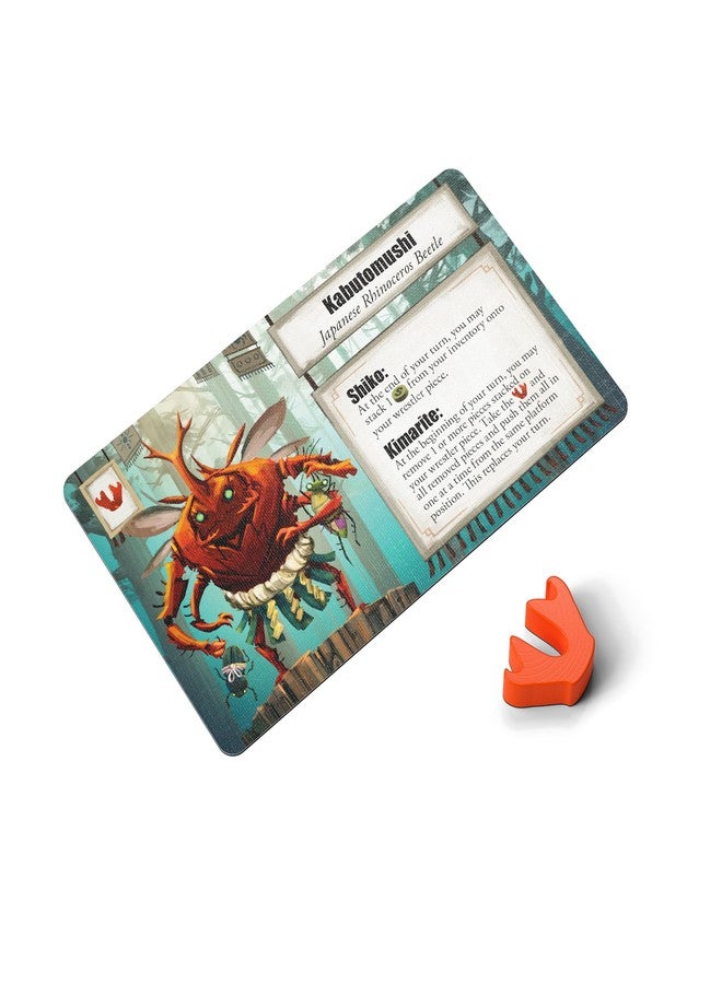 BOARD GAME TABLES.COM لعبة لوحية كابوتو سومو من أول بلاي | لعبة استراتيجية مصارعة الخنافس مناسبة لجميع أفراد العائلة | من 2 إلى 4 لاعبين، جولات سريعة من 15 إلى 20 دقيقة، قطع خشبية، لعبة لوحية تكتيكية ممتعة - Image 5