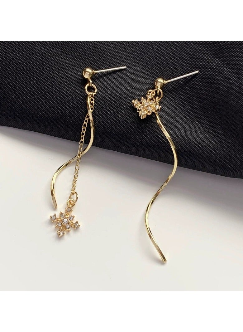 Goolsky Crown Earrings for Women – Sparkling Royal-Inspired Studs, Princess Queen Jewelry Gift, Sparkling Zircons S925 Silver Posts, Parties/Birthdays Gift - Image 1