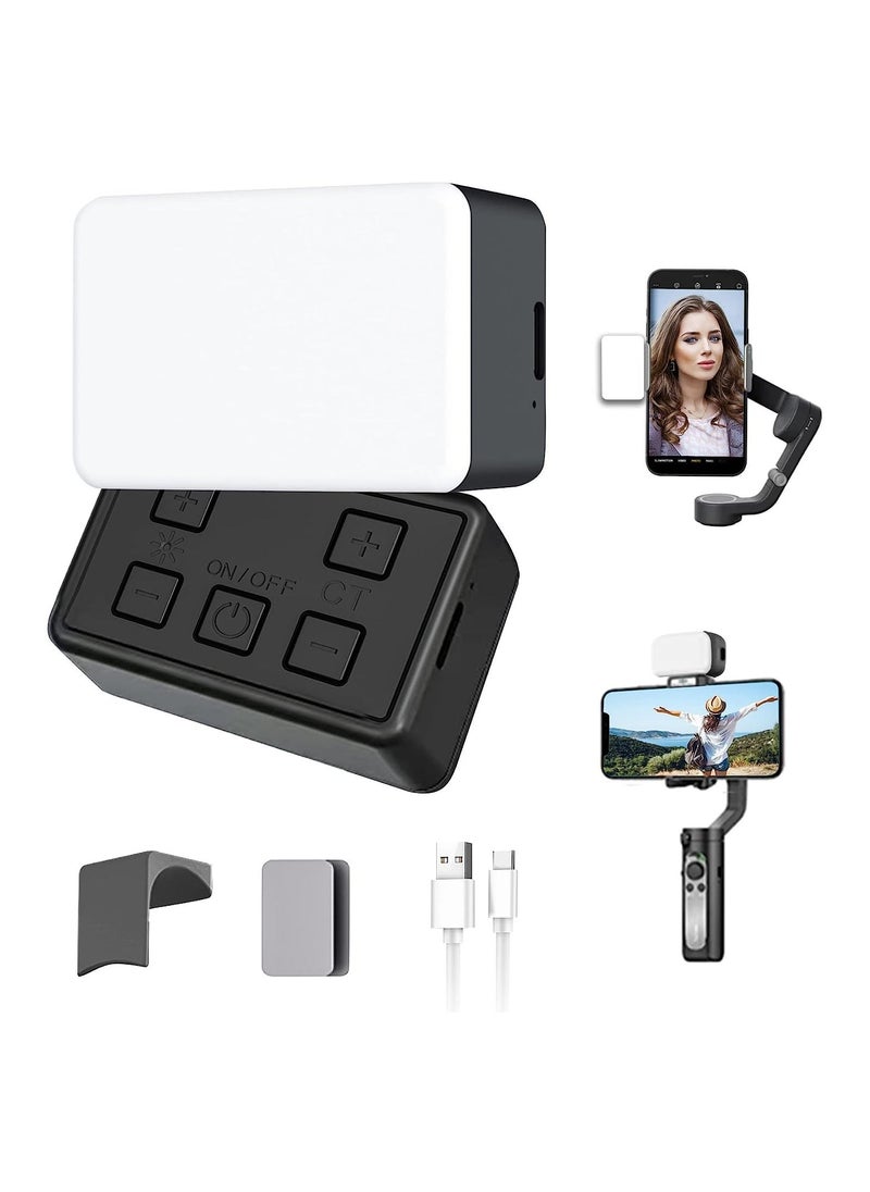 KASTWAVE Portable LED Camera Lights, Mini Rechargeable 900mAh Fill Light, Dimmable Selfie Photography Lighting for Camera Tripod Phone  - Image 1