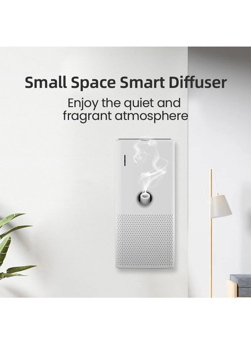Mi VAZA - Air Fragrance Device - Essential Oil Diffuser - Waterless Fragrance Diffuser - Cordless Air Perfuming Device - Wall Mounted Aroma Diffuser - Smart Automatic Spray - Customizable Time - 130ml Capacity - Available Battery or Power - Image 1