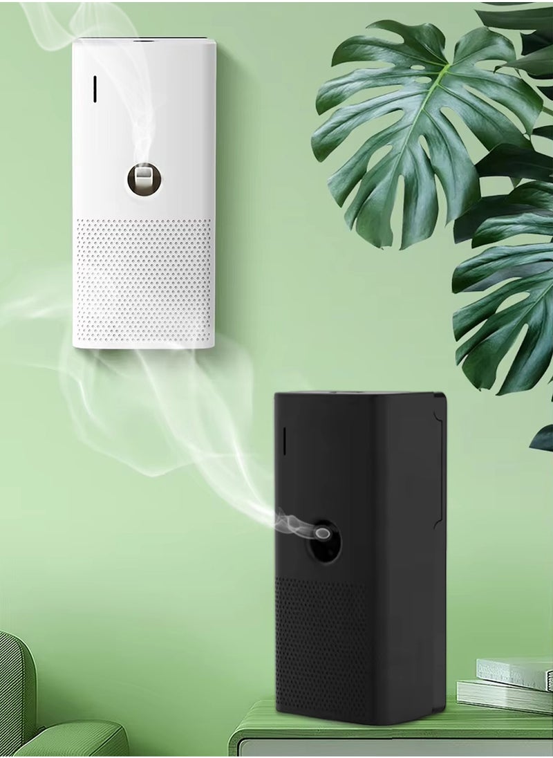 Mi VAZA - Air Fragrance Device - Essential Oil Diffuser - Waterless Fragrance Diffuser - Cordless Air Perfuming Device - Wall Mounted Aroma Diffuser - Smart Automatic Spray - Customizable Time - 130ml Capacity - Available Battery or Power - Image 1