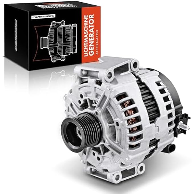Frankberg Alternator Compatible with W221 S350 S600 S65 AMG 3.0L-6.0L 2005-2013 C216 CL600 CL65 AMG 5.5L 6.0L 2006-2013 R230 600 5.5L 2000L 200000L 200000L 200000L 200000 6-201. 2 Replace# A0131540602 - Image 1