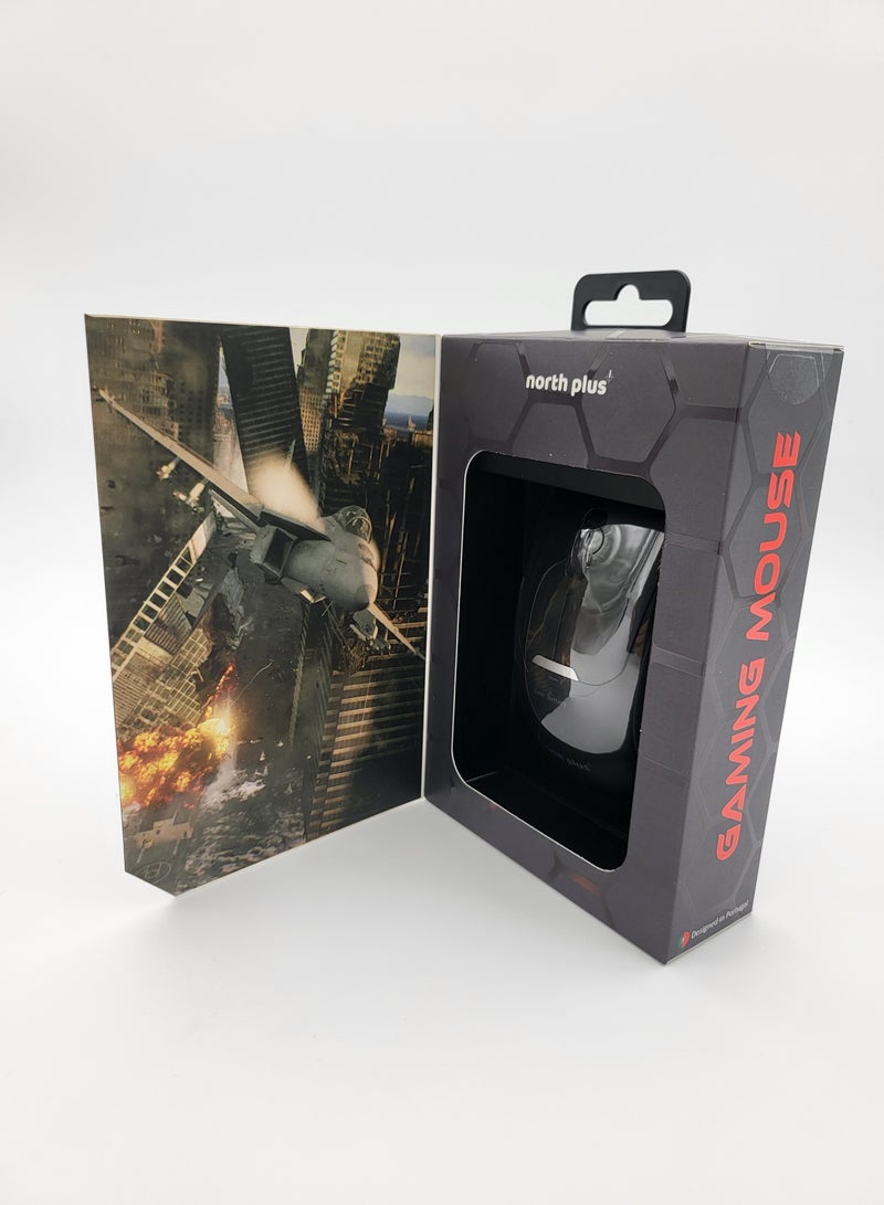 North Plus PHANTOM M301 RGB Gaming Mouse – 8000 DPI, Multi-Mode (2.4G/Bluetooth/Wired), 70Hr Battery, Programmable Buttons - Image 3