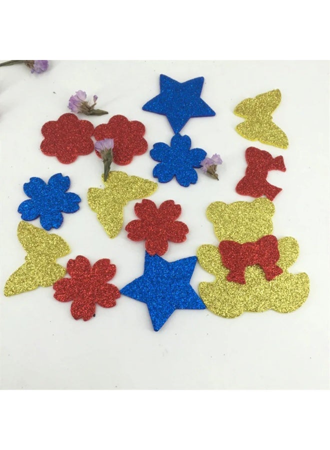 10-Piece EVA Glitter A4 Sheets DIY Handmade Children's EVA Foam Crafts Wedding Party Supplies - Image 5