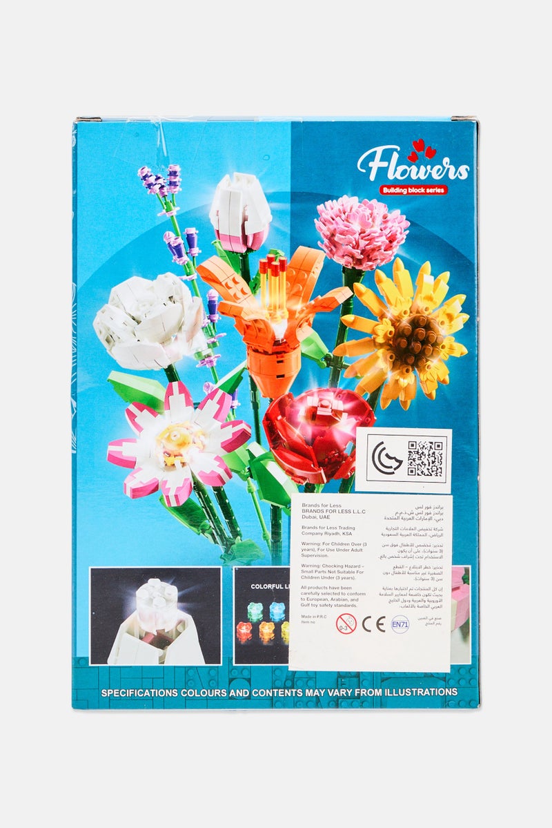 Woma Toys باقة 70 قطعة من مجموعات بناء زهور التوليب - Image 2