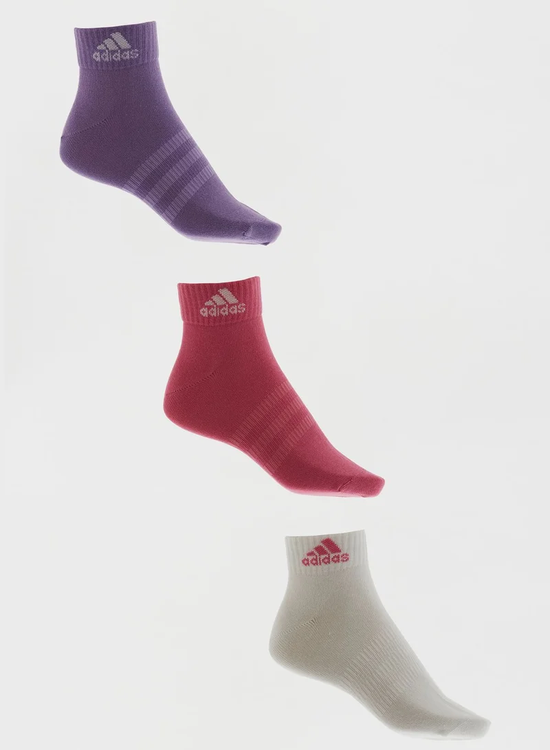 اديداس مجموعة جوارب قصيرة (عدد 3)
