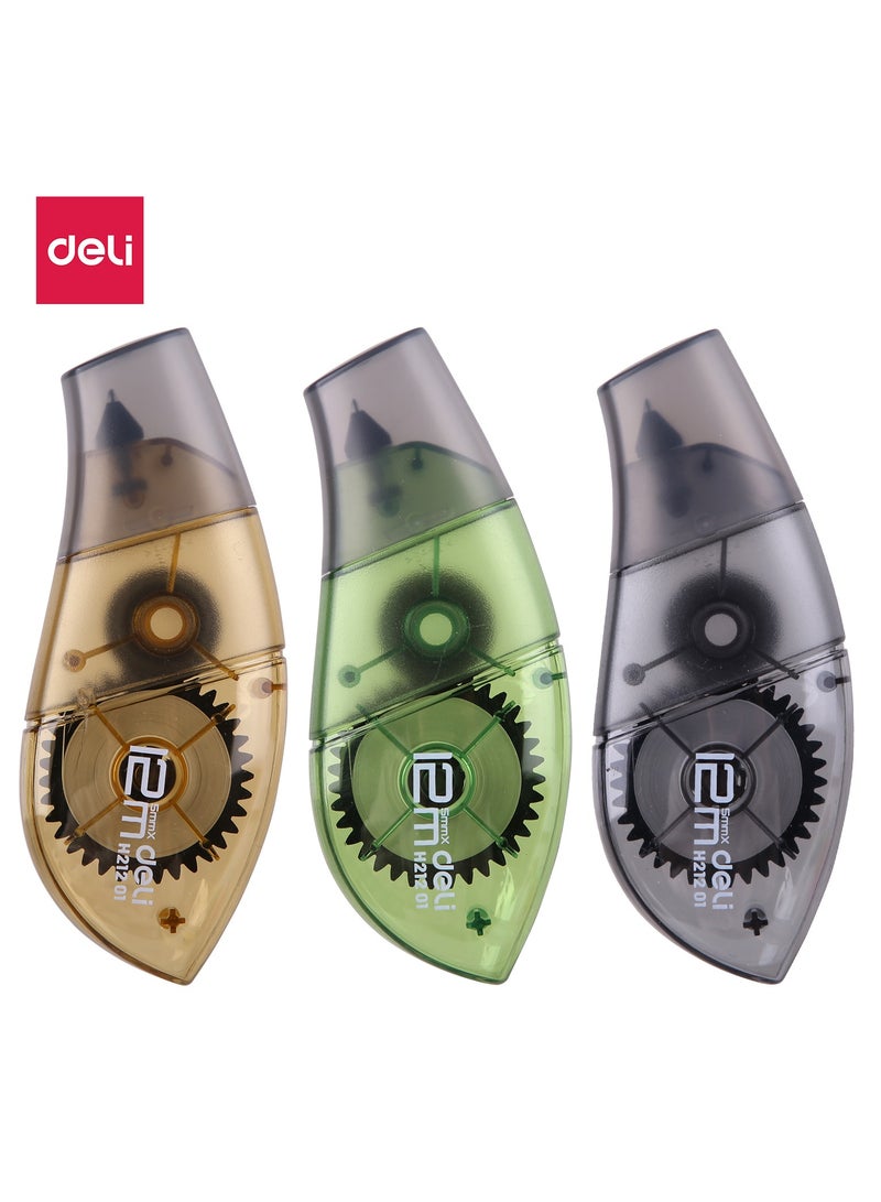 Deli EH21201 Correction Tape 5mm×12m – ideal for school, office, and daily use - Image 1