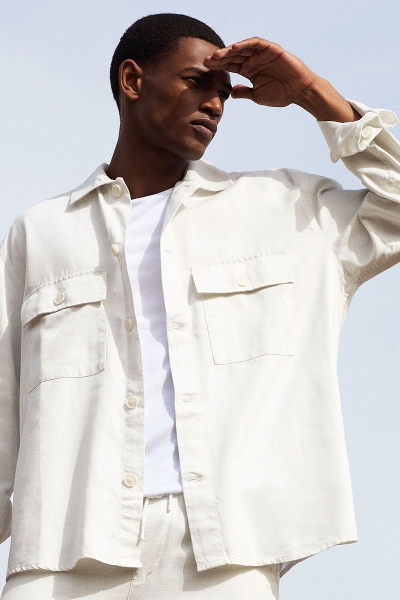 DeFacto Man Relax Fit Long Sleeve Shirt Jacket  - Image 1