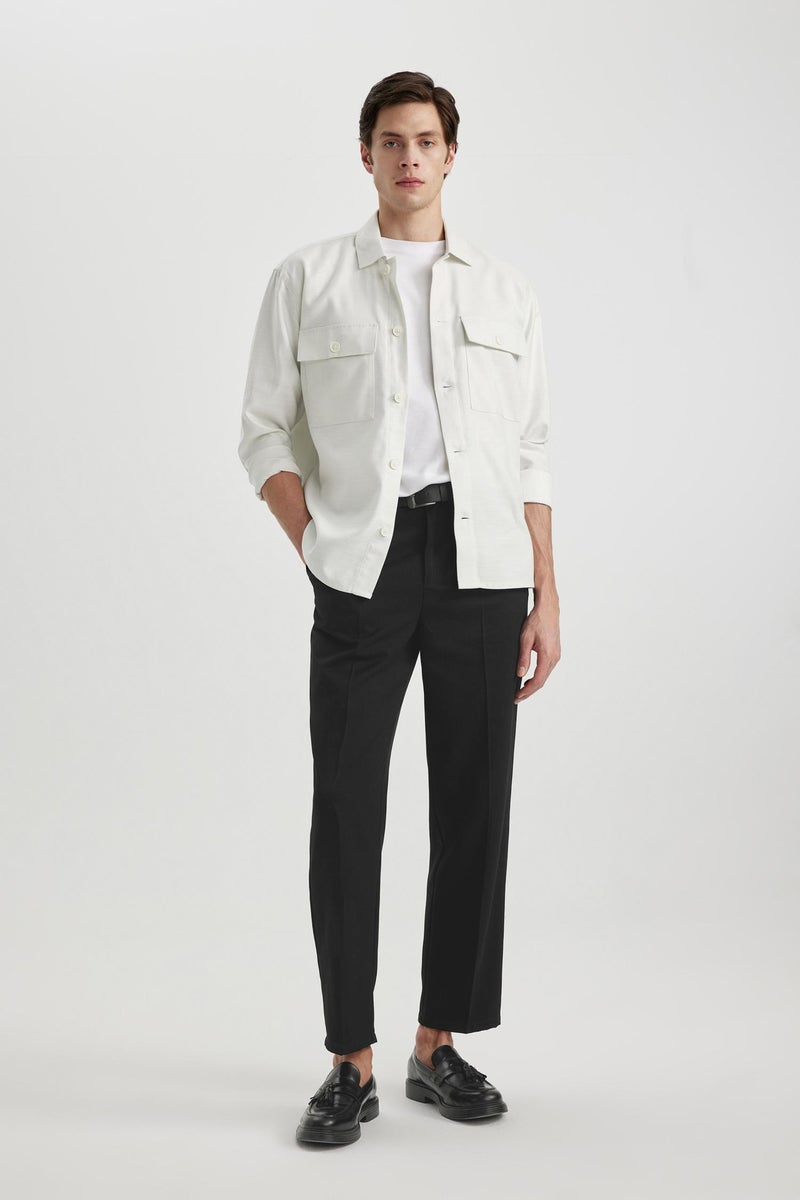 DeFacto Man Relax Fit Long Sleeve Shirt Jacket  - Image 2