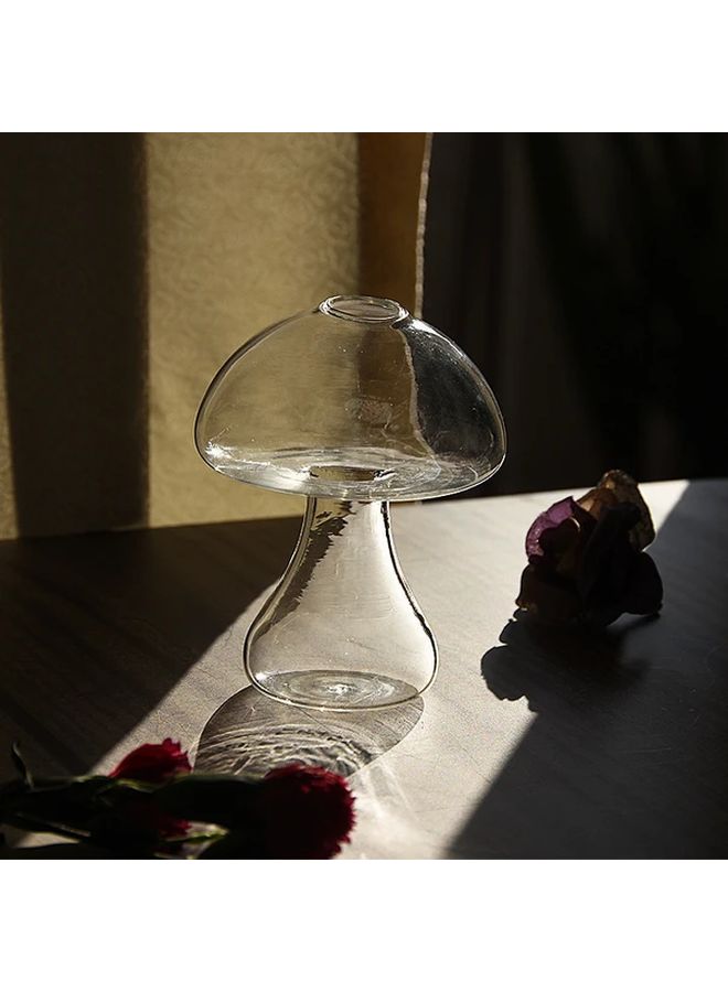 Creative Mushroom Shape Glass Vase For Hydroponic Plant Home Flower Decor - Image 5