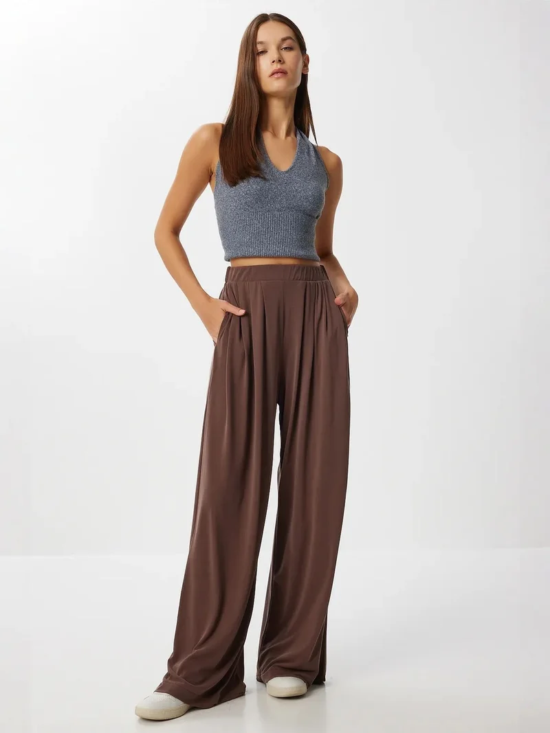السعادة في إسطنبول ISTANBUL Wide Leg Pull-On Palazzo Pants
