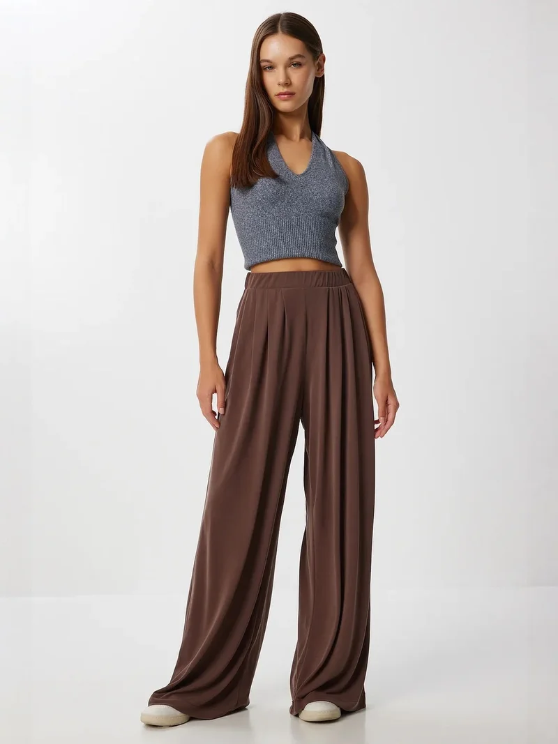السعادة في إسطنبول ISTANBUL Wide Leg Pull-On Palazzo Pants