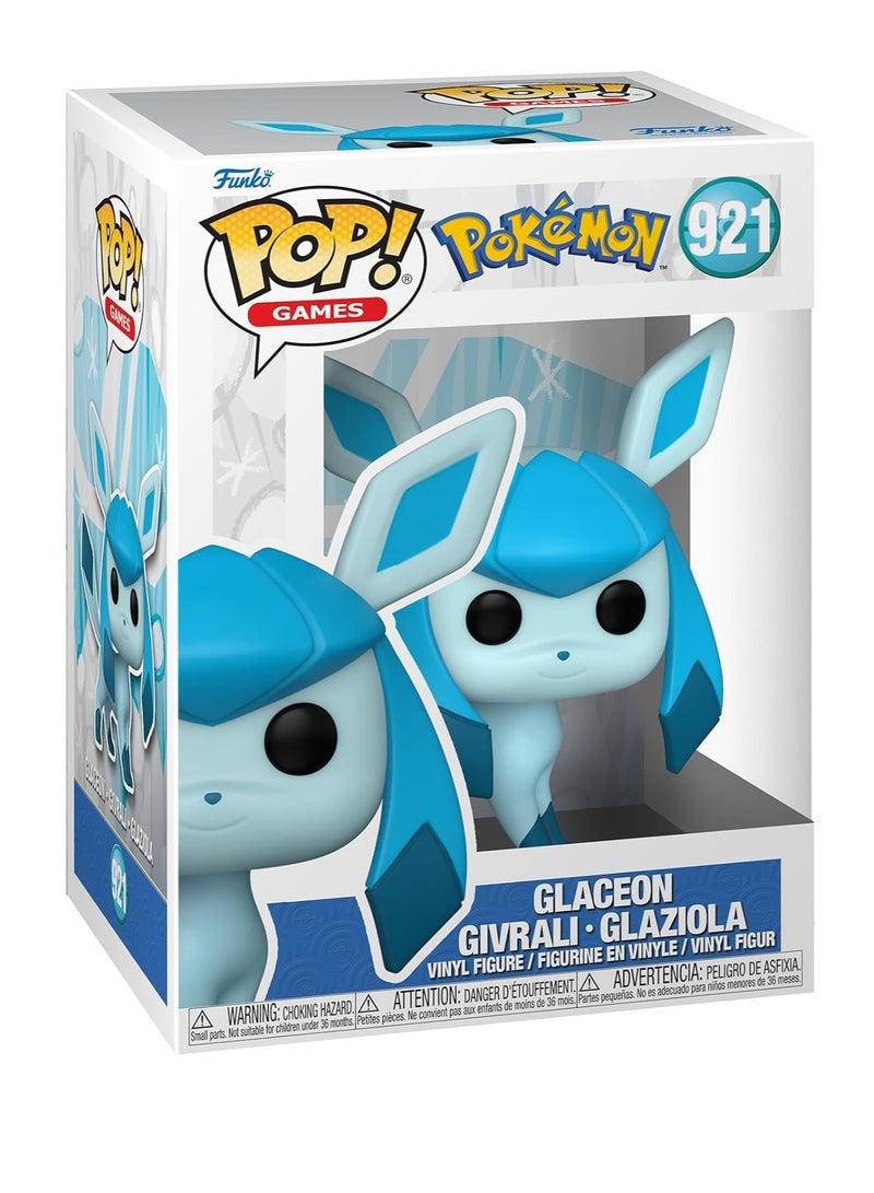 FUNKO POP Action Figures Pop! Games: Pokemon - Glaceon , One Size - Image 2