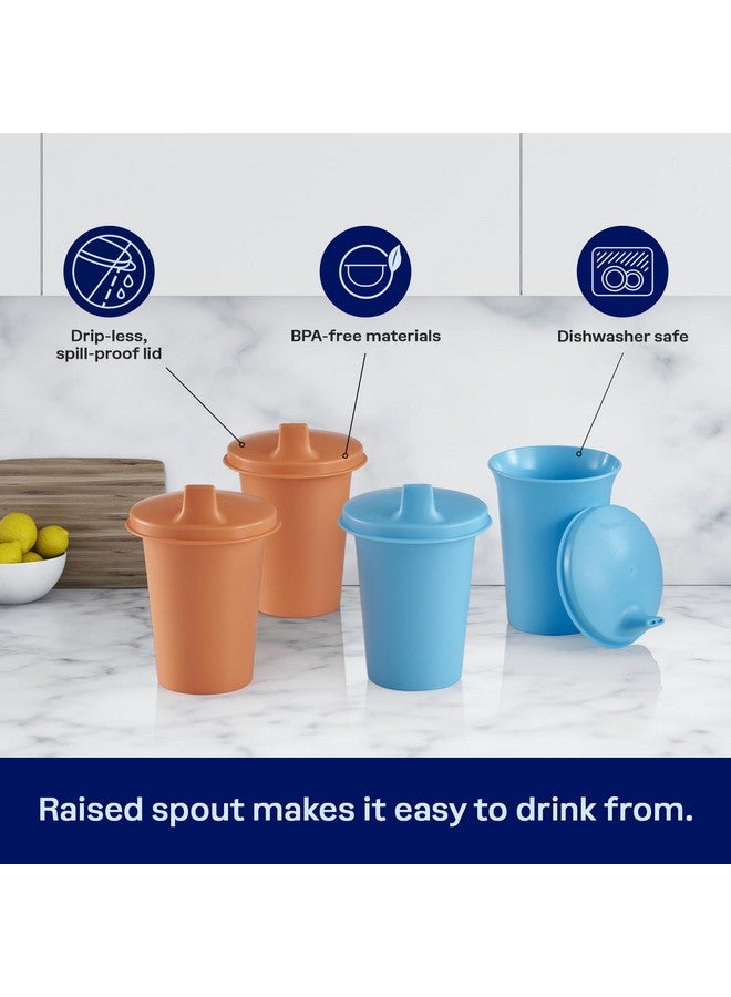 Tupperware Bell Tumblers and Sipper Seal Set, 4 Count, Dishwasher Safe and BPA Free (4 Tumblers, 4 Lids, 7 fl oz each) - Image 4
