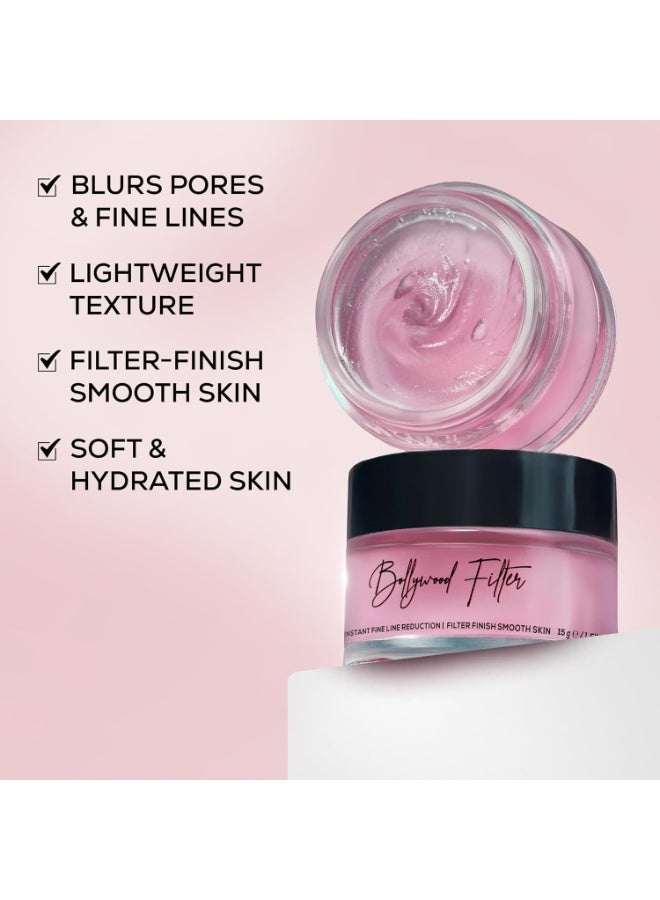 رينيه برايمر الوجه رينيه بوليوود فلتر 15 جم | لبشرة ناعمة وخالية من العيوب | يخفي الخطوط الدقيقة والتجاعيد والمسام فورًا | مرطب، خفيف الوزن وغير لزج | لم يُختبر على الحيوانات - Image 2