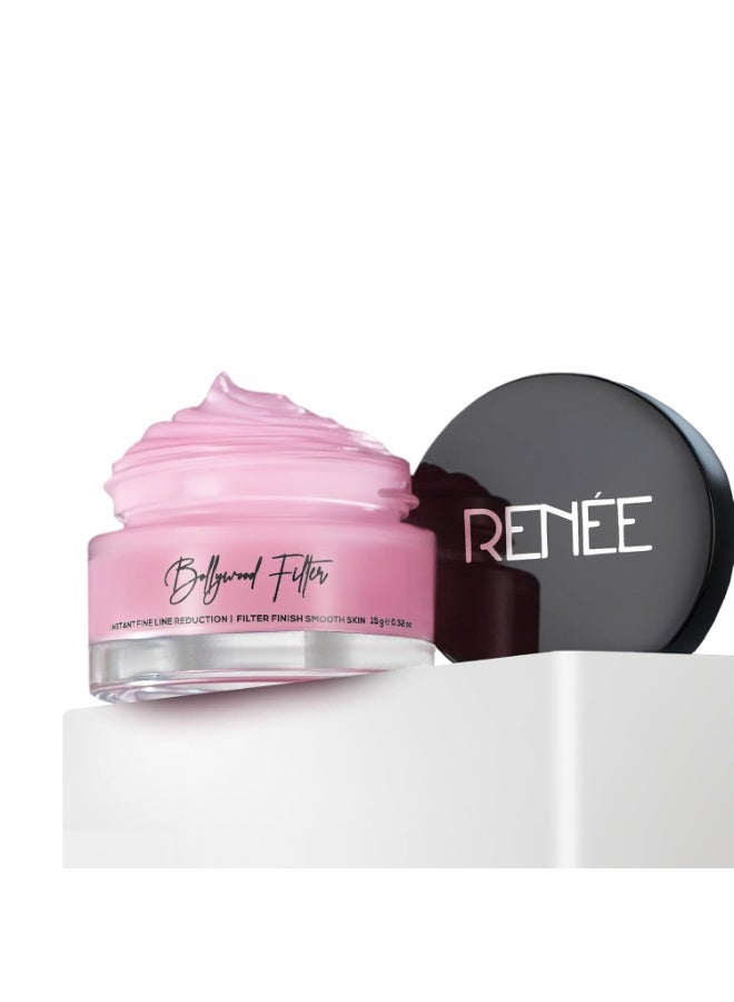 رينيه برايمر الوجه رينيه بوليوود فلتر 15 جم | لبشرة ناعمة وخالية من العيوب | يخفي الخطوط الدقيقة والتجاعيد والمسام فورًا | مرطب، خفيف الوزن وغير لزج | لم يُختبر على الحيوانات - Image 1