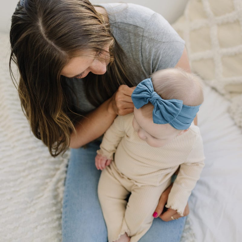 Prohouse 20PCS Baby Nylon Headbands Hairbands Hair Bow Elastics for Baby Girls Newborn Infant Toddlers Kids - Image 5