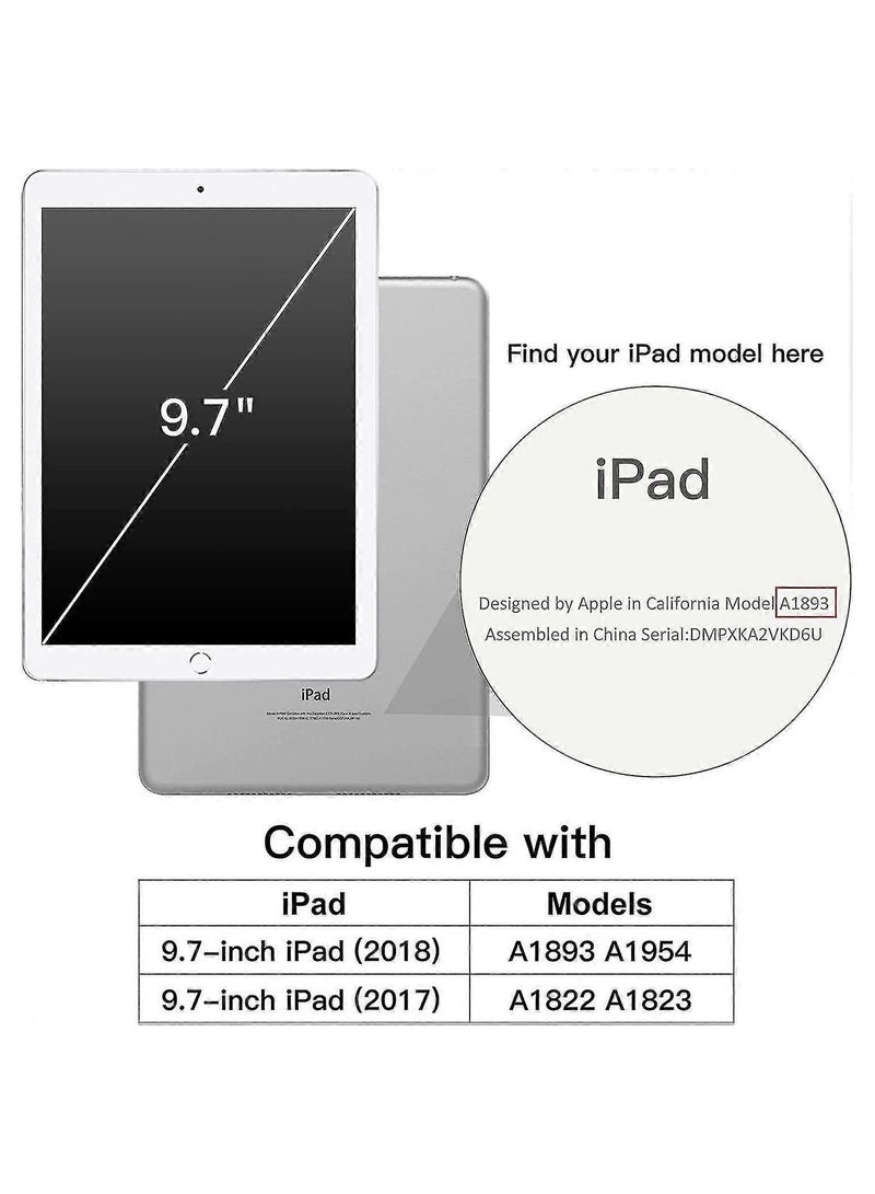 PRIMO PLUS Protective Case Cover for Apple iPad 5/6 with 9.7-inch Display (2017 Release) Dark Blue (Navy) - Image 2