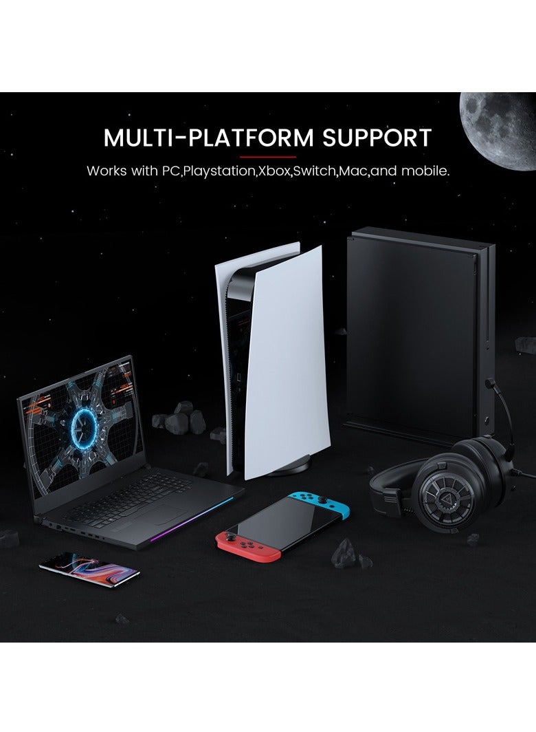 EKSA E5000S Wired Gaming Headset For PS4 PS5 XBox X Series Switch PC - Image 3