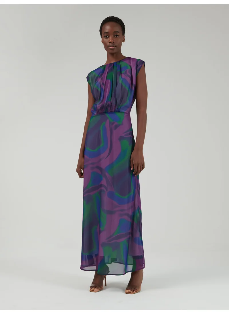 leem Printed Maxi Dress