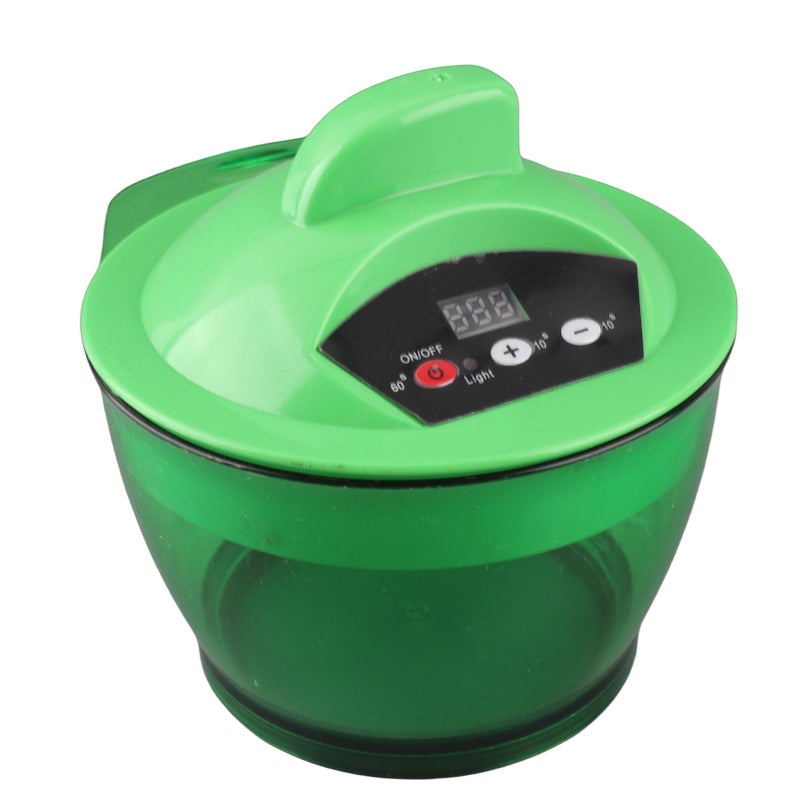 Sonew Electric Hair Color Mixer - Automatic Dyestuff Blender for Salon Hair Coloring Bowl with LCD Time Display, USB Rechargeable (Green) - Image 5