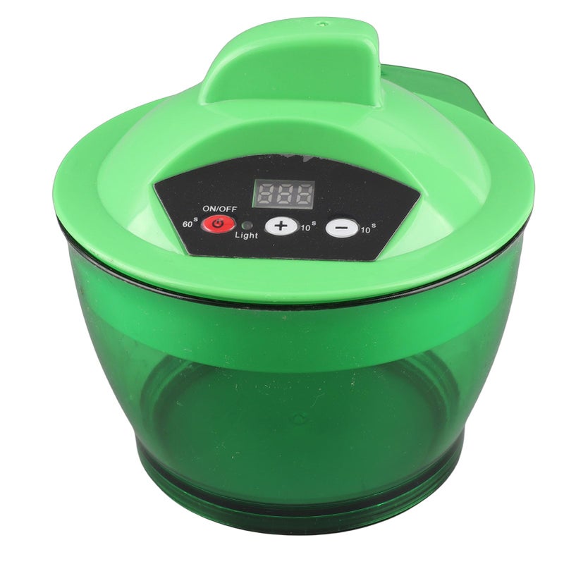Sonew Electric Hair Color Mixer - Automatic Dyestuff Blender for Salon Hair Coloring Bowl with LCD Time Display, USB Rechargeable (Green) - Image 1