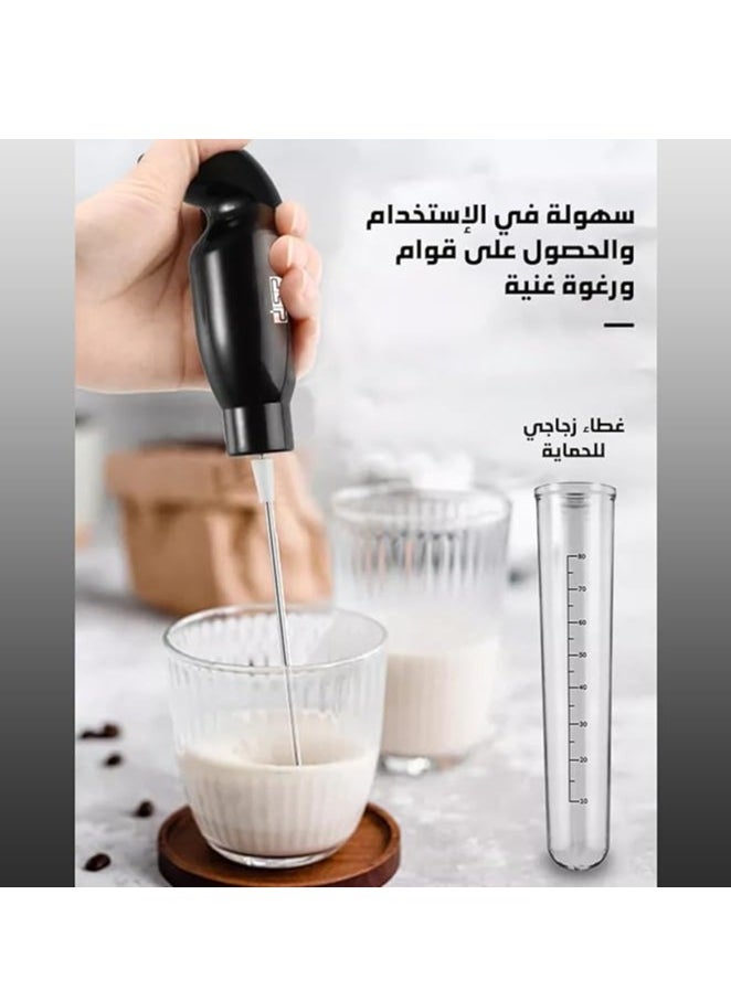 Spaceshoop Milk frother handheld, electric mixer for coffee drink, foam bread maker, Durable and Electric Mixer KA3068 (White)  - Image 5