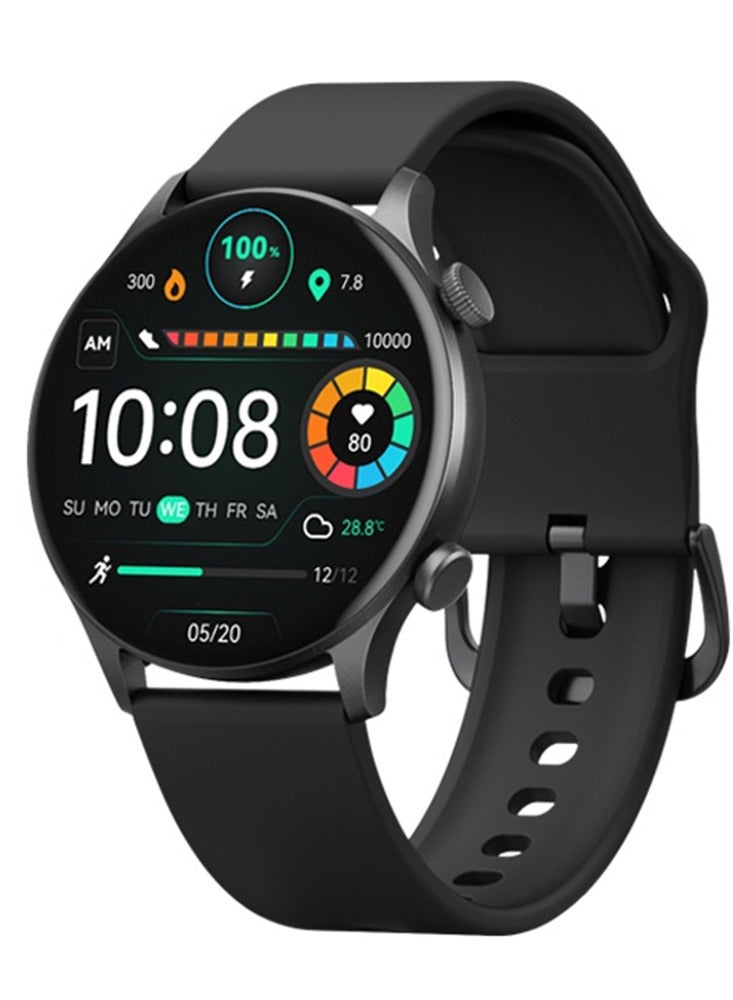 Haylou RT3 Solar Plus Smart Watch 1.43-inch AMOLED Display Bluetooth Phone Calls 105 Sports Modes Heart Rate Monitoring IP68 Waterproof Smart Watch Black - Image 1
