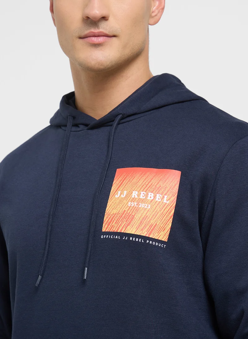 JJ Rebel Jrebraven Graphic Hoodie