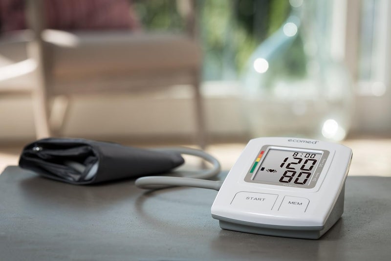 medisana Ecomed BU92E Digital Upper Arm Blood Pressure Monitor Home Use Heartbeat Detector Hypertension Indicator WHO approved with Arrhythmia Display 2 Users 60 Memory Slots each 23205 - Image 2