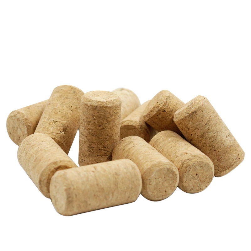 anGrace 30 Pack 8 Straight Corks Natural Wine Corks Premium Wine Stoppers for Bottling of Wines 78 x 1 34 