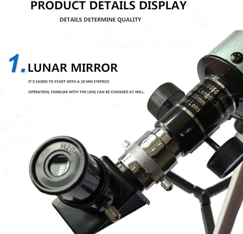 High Power Monocular Telescope For Adults Kids Astronomy Beginners - Image 5