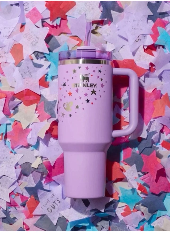 Stanley - Olivia Rodrigo X Limited Edition Stanley Cup 400z Quencher H2.0 Flowstate Tumbler – SS Vacuum Insulated Cup with Reusable Lid and Straw for Water, lced Tea, Coffee & Smoothies - Perfect Gift ldea - Image 1