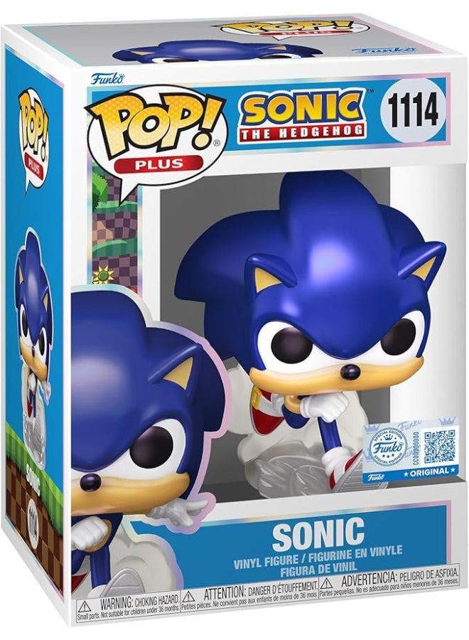 Funko Pop! Plus: Sonic - Sonic (PRL)(Exclusive) Vinyl Figure - Image 2