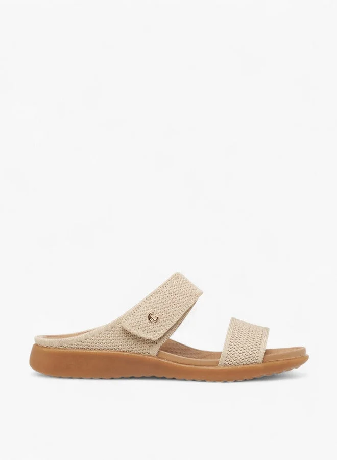 Le Confort Textured Slip-On Comfort Sandals