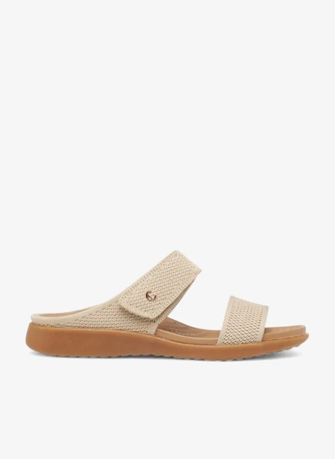Textured Slip-On Comfort Sandals