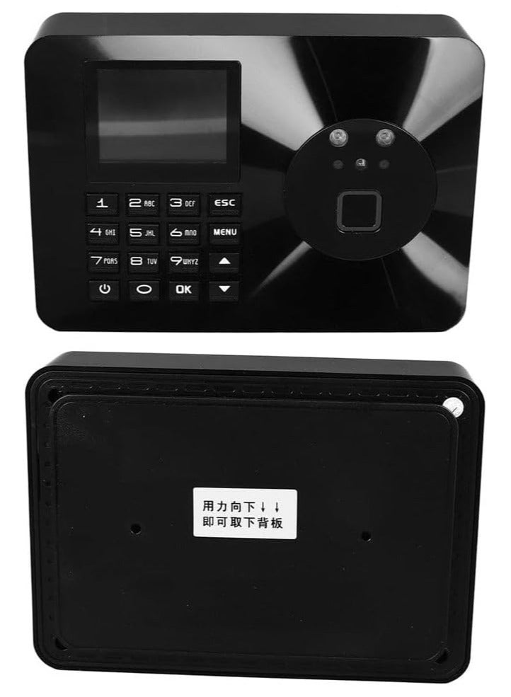 Generic Face Time Machine with Fingerprint Time Attendance | 2.8in Color Screen, 500DPI High Accuracy Fingerprint Recognition, Biometric Time Clock for Employee Attendance Tracking, Inductive High Sensitivity System  - Image 5